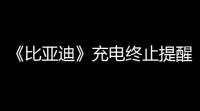 《比亚迪》充电终止提醒关闭方法