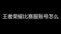 王者荣耀比赛服账号怎么弄 比赛服账号注册获取方法详解