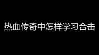 热血传奇中怎样学习合击 (手游版热血传奇合击攻略)