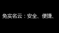 免实名云
 ：安全	、便捷	、高效的数字身份验证