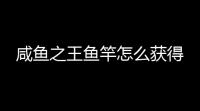 咸鱼之王鱼竿怎么获得