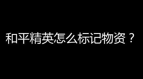 恋与深空手游下载,和平精英怎么标记物资？万能标点键功能用法攻略！