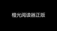 橙光阅读器正版