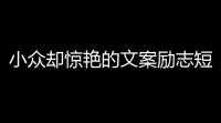 小众却惊艳的文案励志短句(他是传奇游戏推荐文案短句)