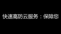 快速高防云服务：保障您的业务
，稳健发展