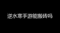 逆水寒手游能搬砖吗