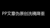 PP文章伪原创洗稿降重助手 33 绿色免费版