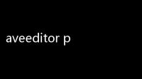 aveeditor p4修改器 免费版