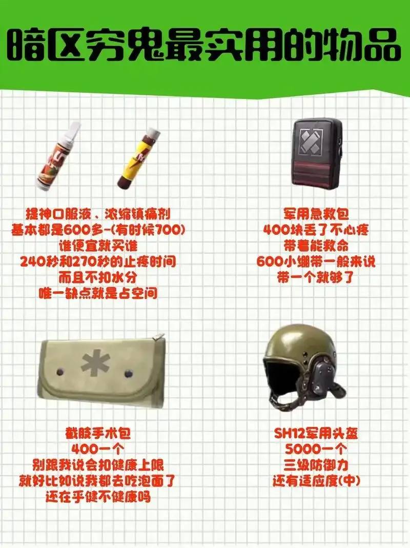 暗区物资透：实战利器，提升生存率