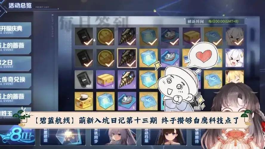 碧蓝航线科技点解锁方法详解