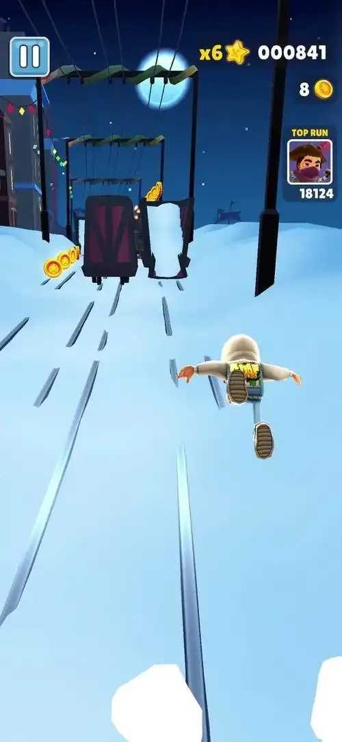 光环助手地铁跑酷冰雪版，酷炫大作来袭
