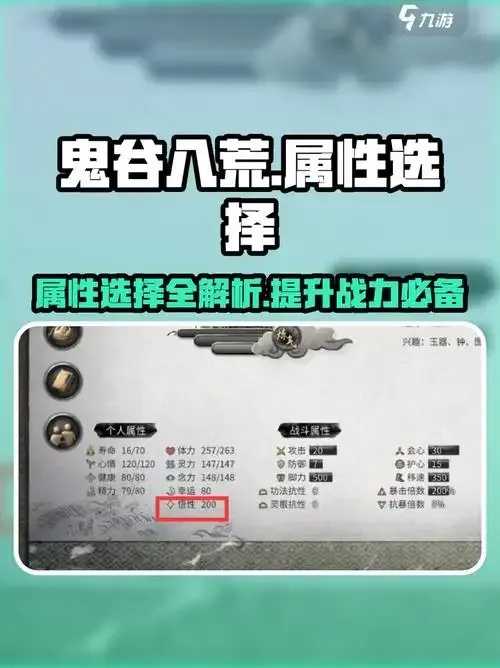 鬼谷八荒开局外貌选什么最帅