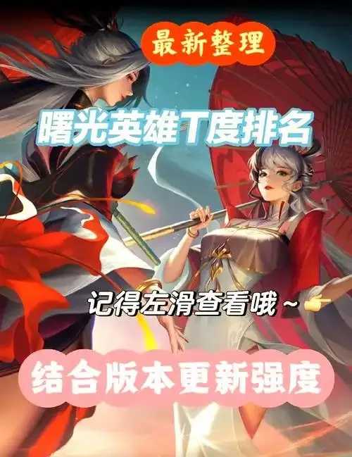 曙光英雄辅助排行榜出炉