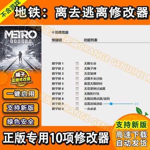 地铁逃生破解版修改器, 地铁逃生破解版修改器下载教程及破解攻略