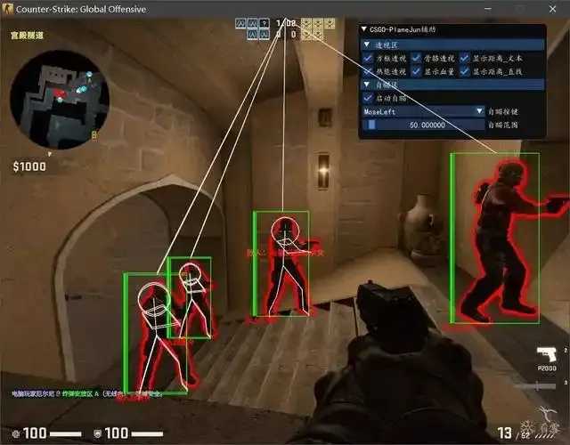 CSGO科技透视自瞄实战技巧与装备解析