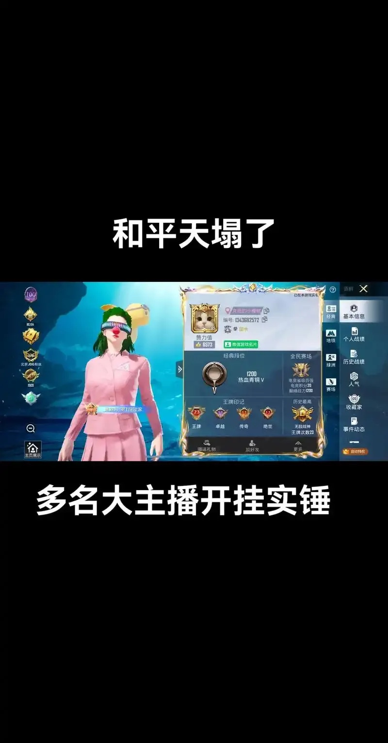 和平精英开挂网站购买风险提示