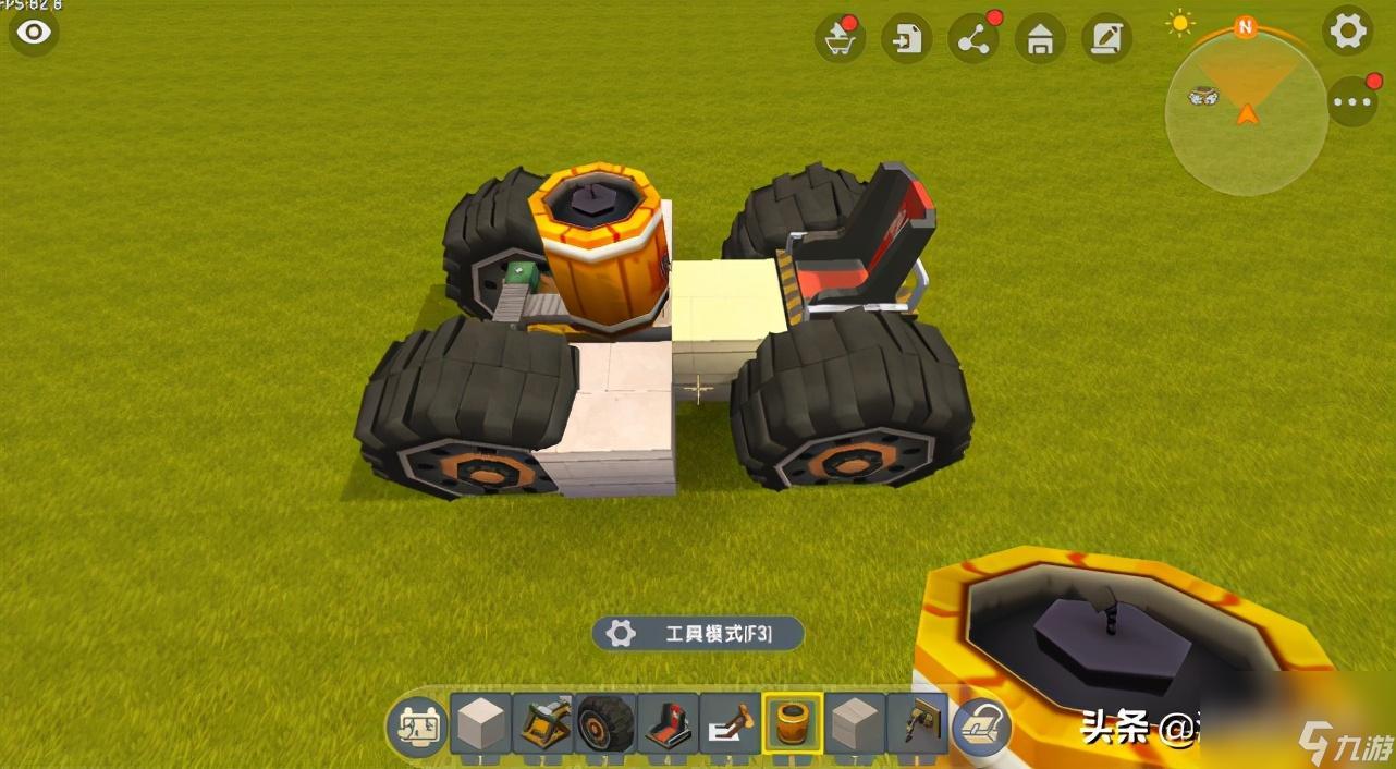 迷你世界投石车制作与使用全教程