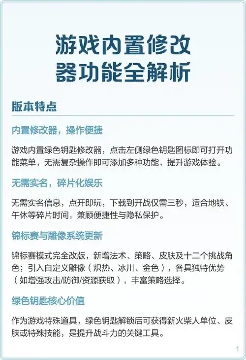 修改器 游戏修改器大全：最新最全平台工具下载与使用指南