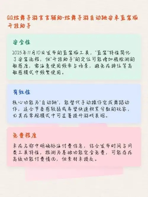 QQ炫舞手游辅助挂使用技巧与安全评测