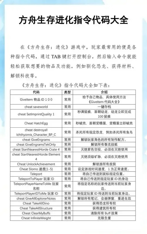 方舟生存进化超级望远镜代码破解指南
