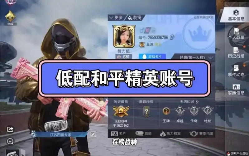 和平精英小号批发网站推荐高信誉账号供应商安全可靠交易指南