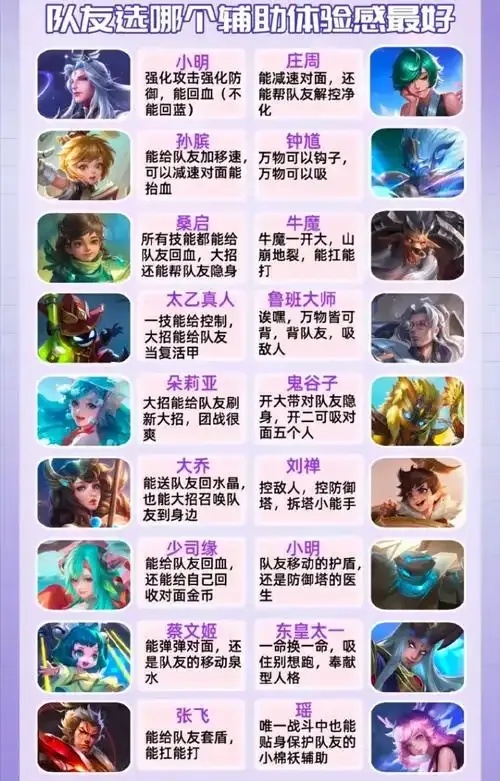 十大最强辅助角色全领域解析与终极评选