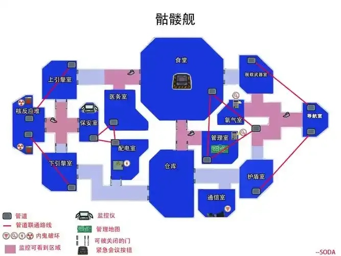 Among Us飞船地图探索指南
