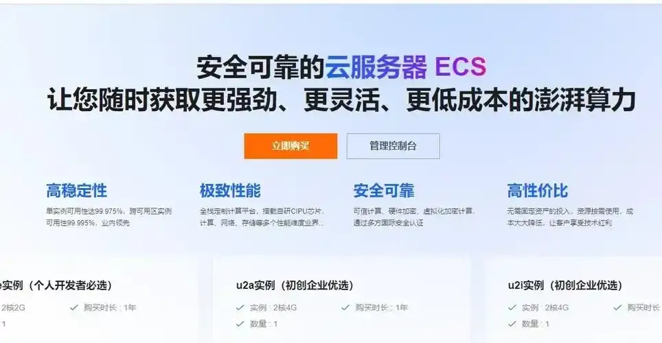 低价云服务器类型与特点详解