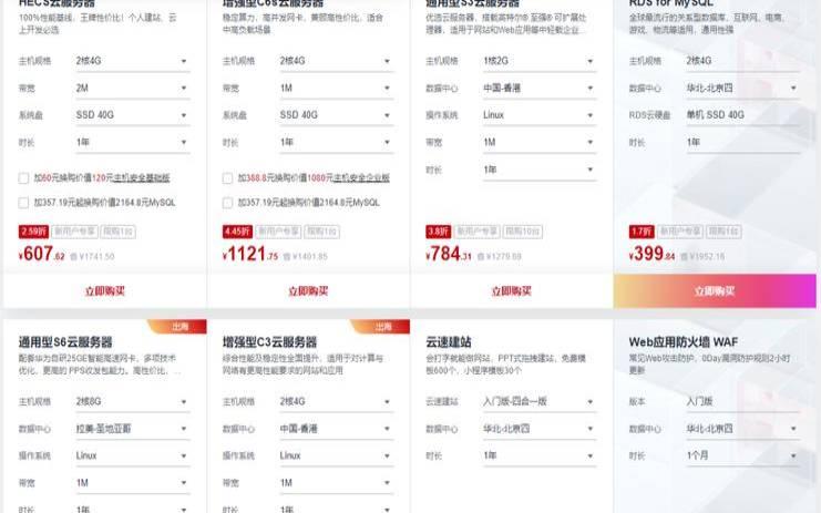 云服务器租用价格多少钱一年_3