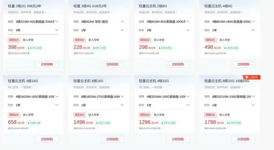 租云服务器多少钱一个月?价格对比与性价比分析