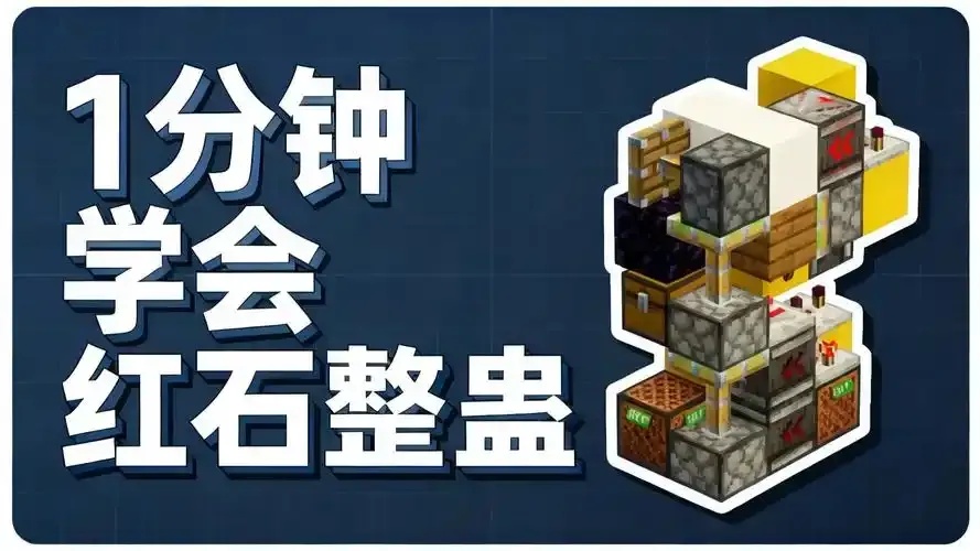 我的世界红石科技制作教程