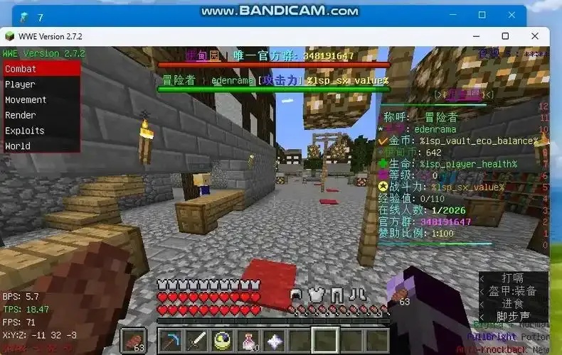 我的世界透视mod1.12.2