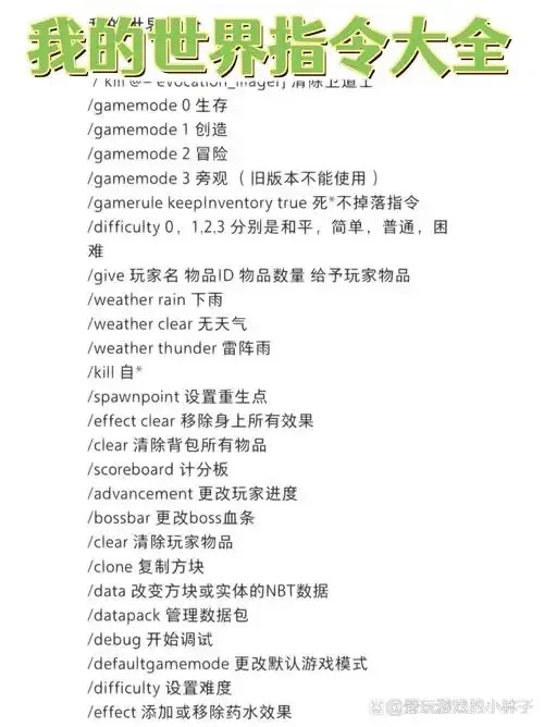 我的世界透视矿物指令是什么及使用指南