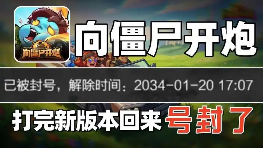 向僵尸开炮科技封号风险高吗?