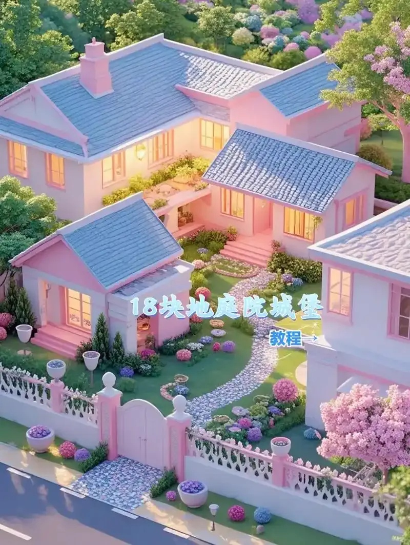 心动小镇怎么建科技风房屋教程