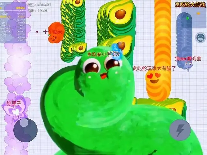 贪吃蛇作战的小游戏
