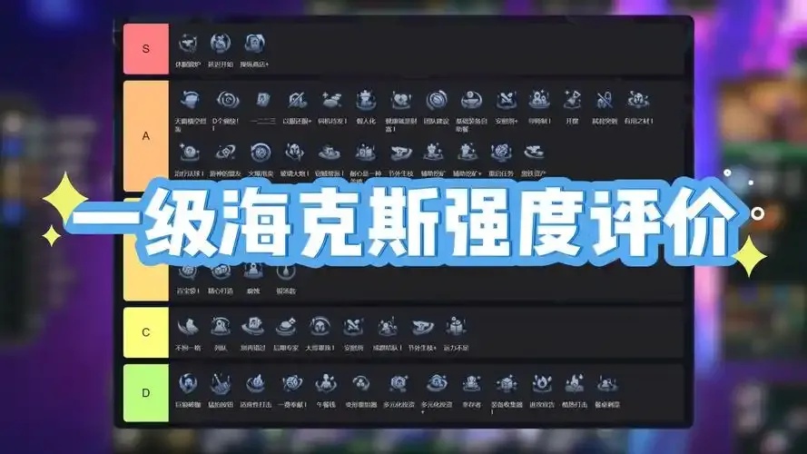 S9赛季云顶之弈海克斯科技排名展示