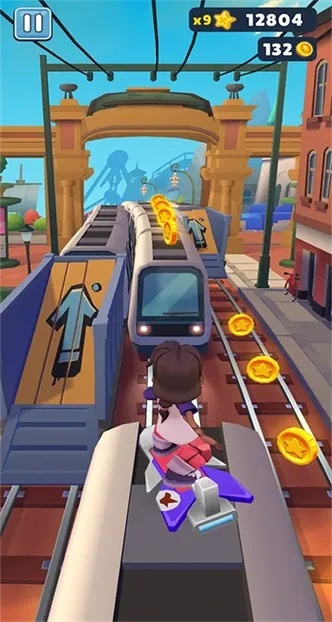 subwaysurf无限皮肤版居然玩原版?