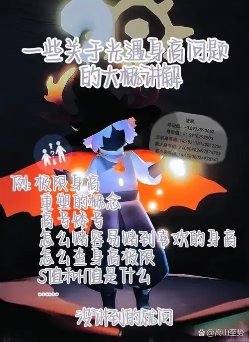 光遇透明身高图,图集分享与教程