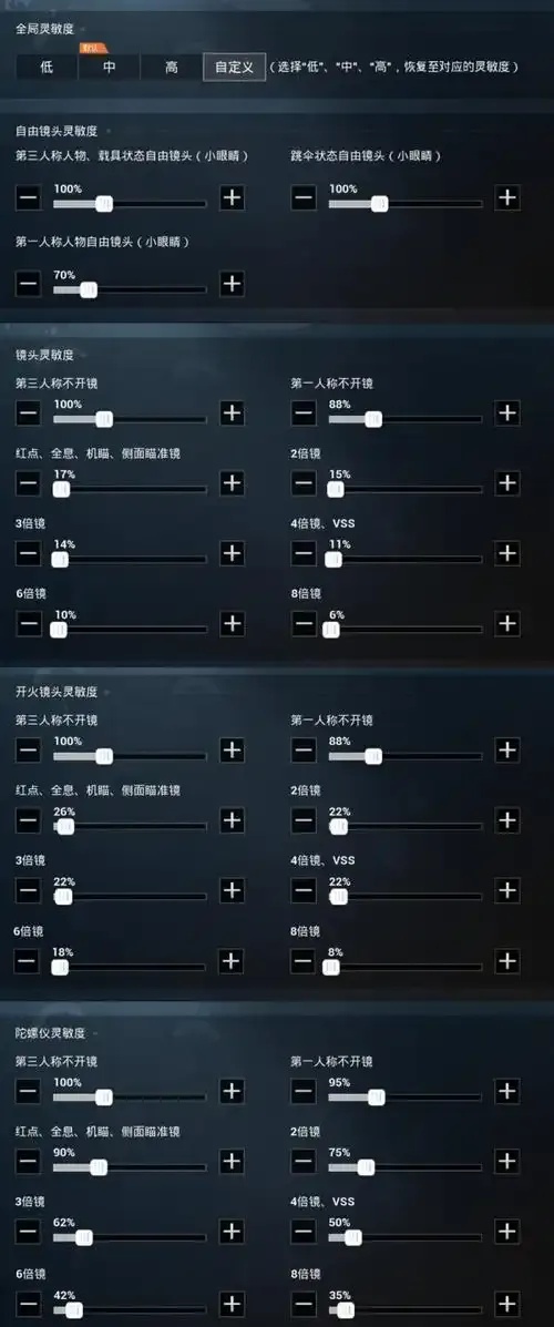 和平精英最强灵敏度怎么设置?