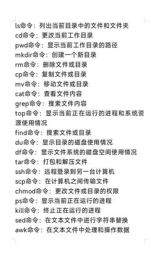 脚本命令详解:高效自动化脚本编写指南