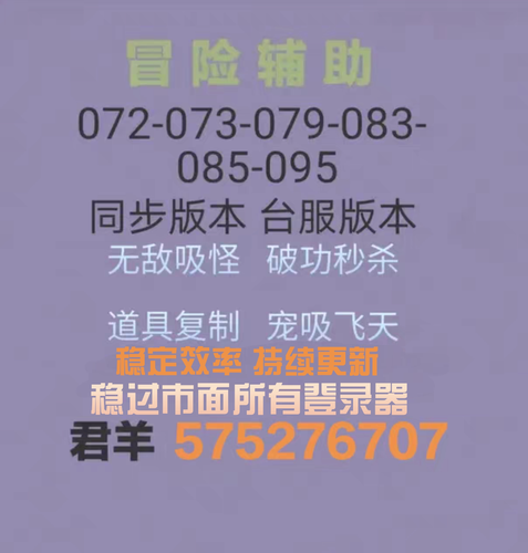 冒险岛辅助脚本平台