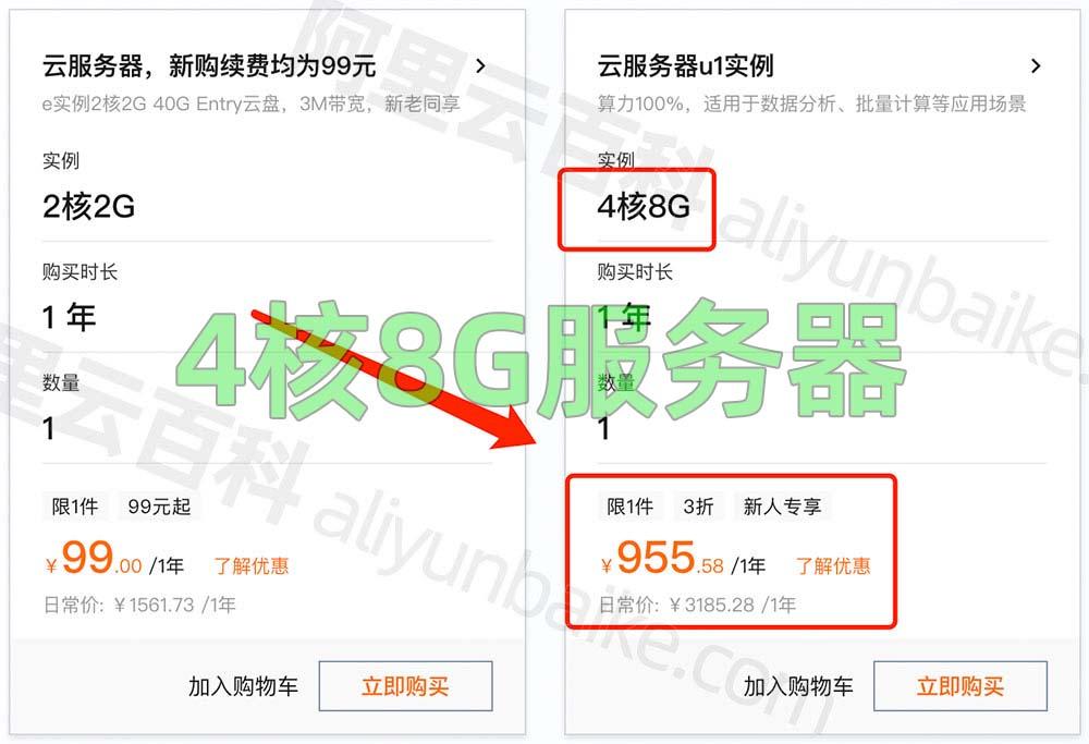 云服务器4G与8G：性能差异大揭秘
