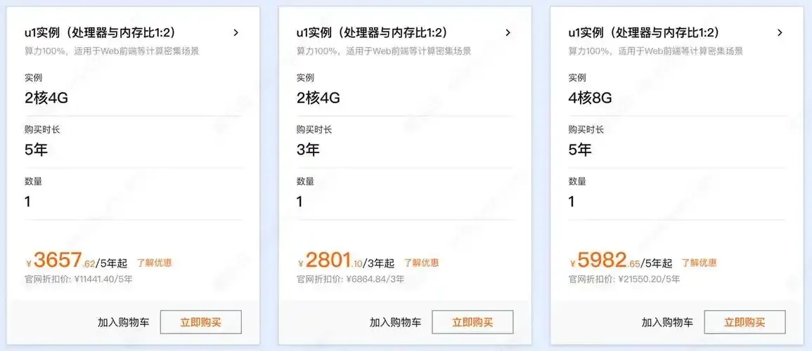 2021年云服务器优惠套餐活动推荐与解析
