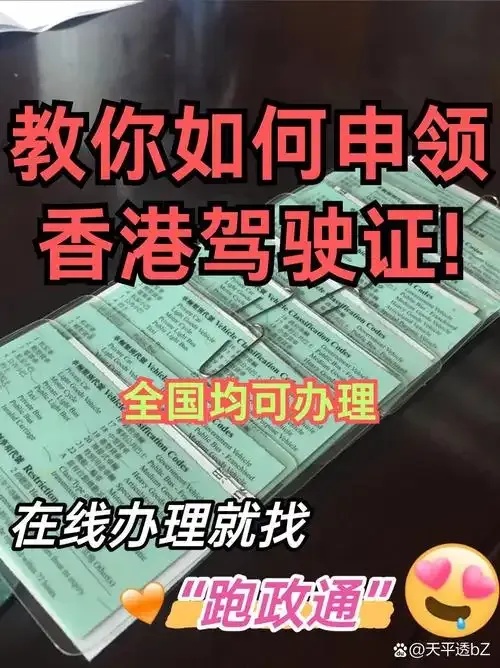 香港运输署换领驾照申请表