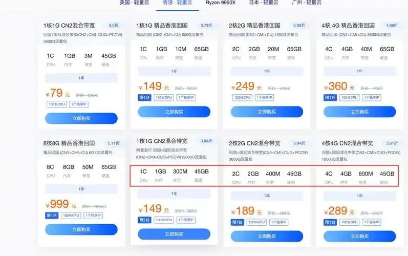香港CN2云服务器租用指南低延迟高稳定性方案推荐