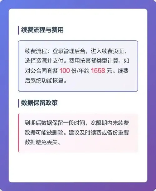云服务收费到期不续费会怎么样