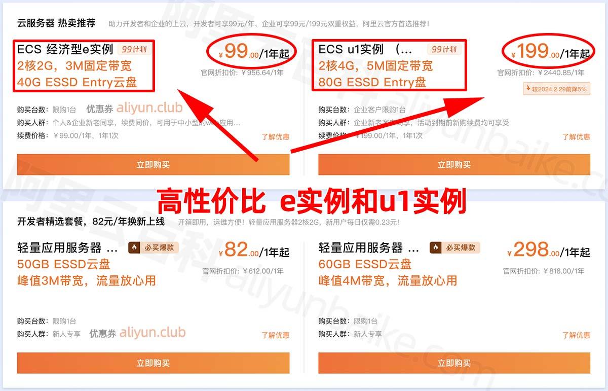 阿里云托管服务器2023最便宜方案推荐解析