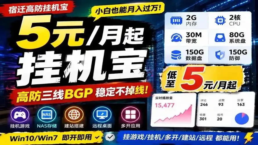 低价云服务器推荐：如何选择高性价比方案