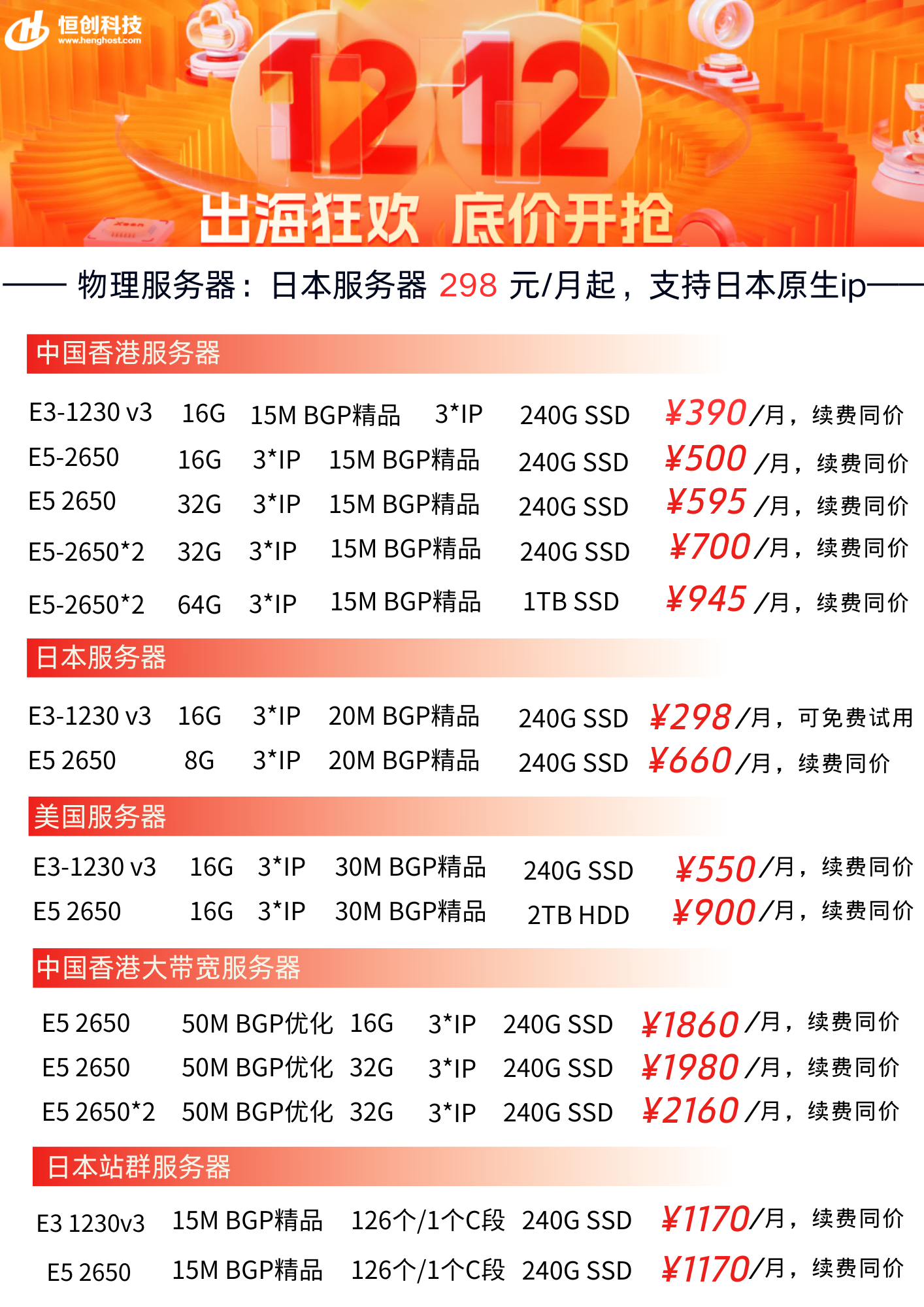 2023便宜服务器租用服务商推荐TOP10及高性价比指南